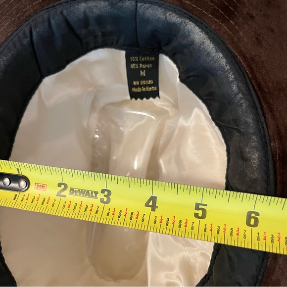 Brown Western Hat with Green Accents - Picture 11 of 11